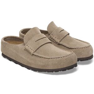 birkenstock naples wrapped suede clog